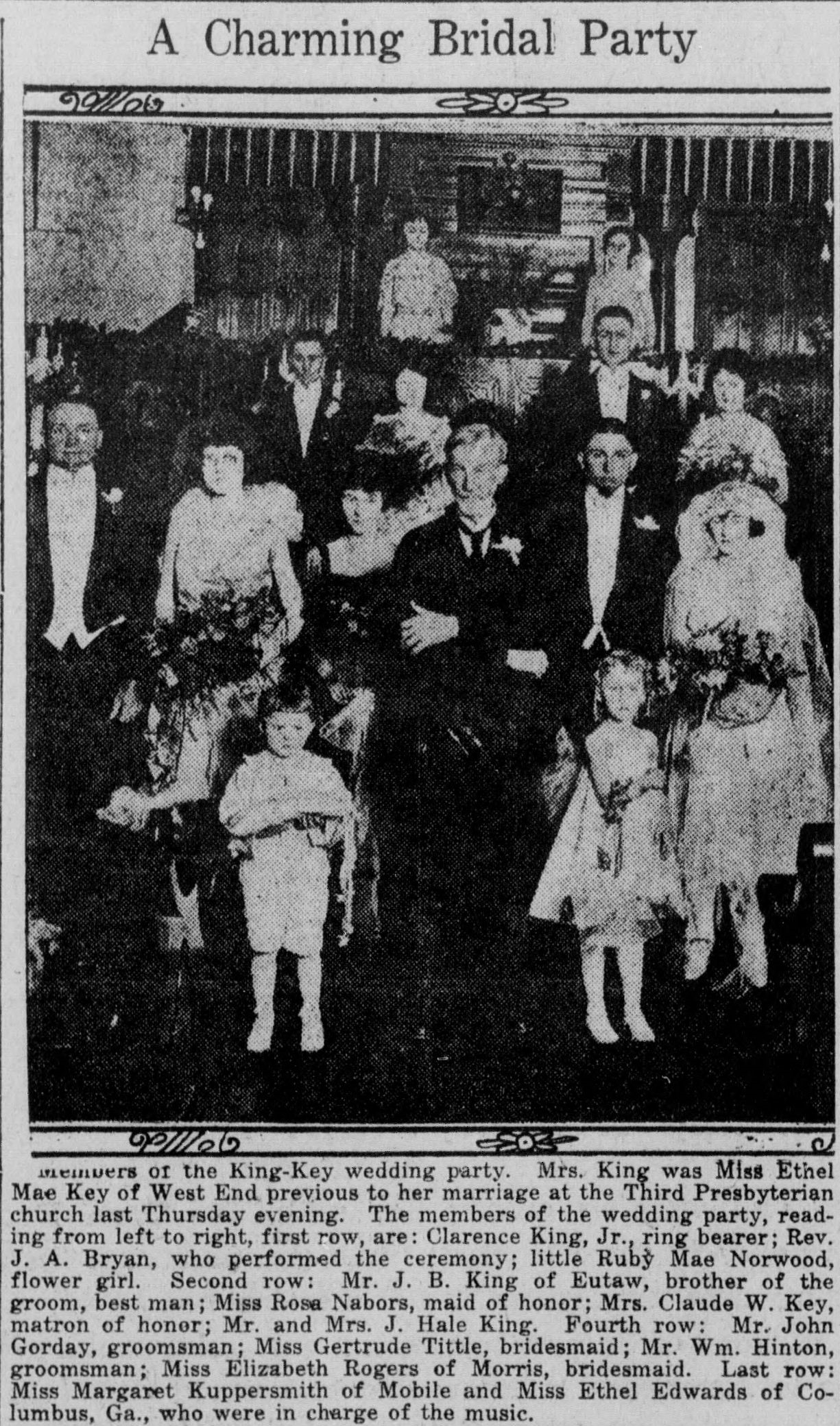 Ethel Mae Key-Joseph Hale King